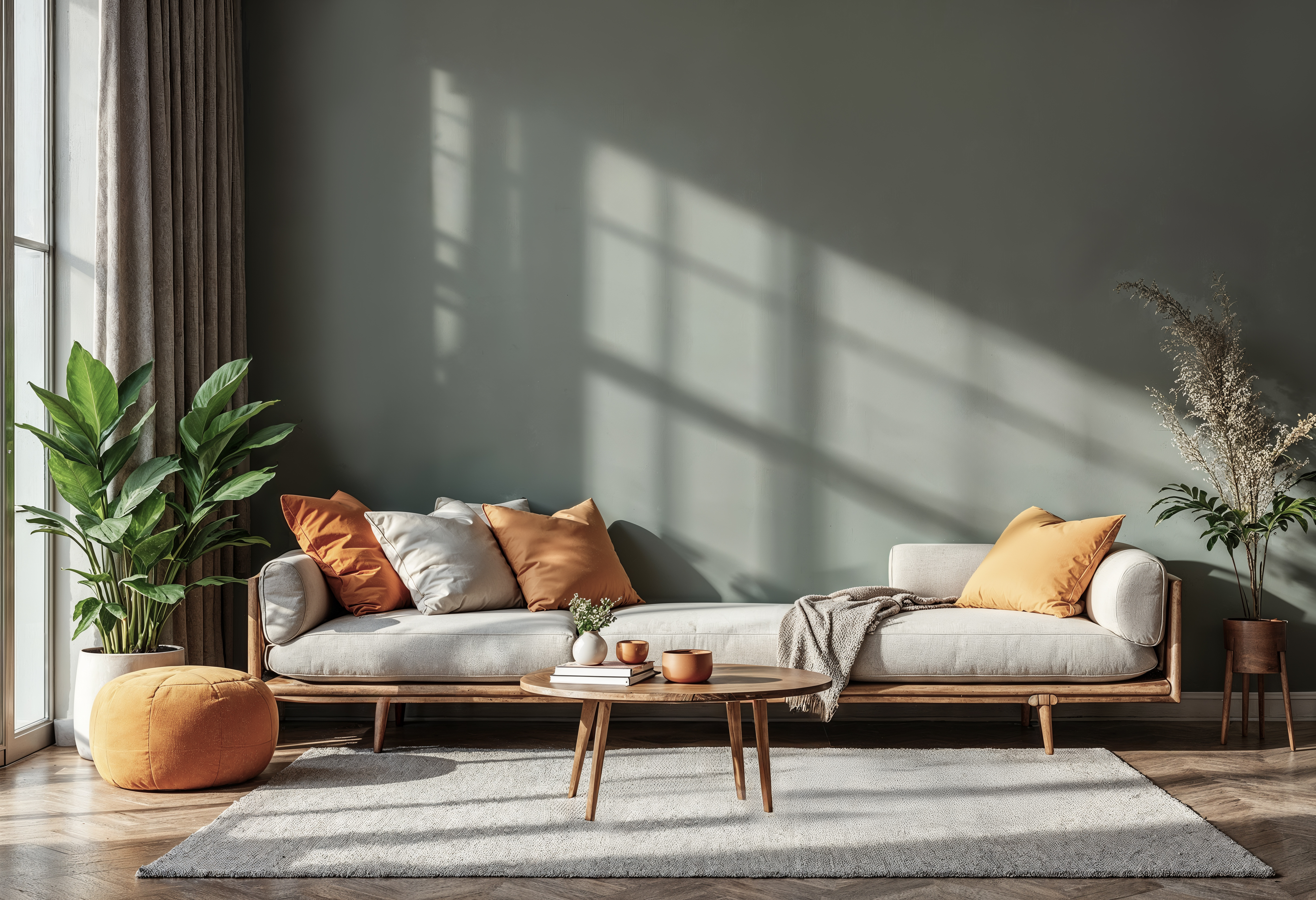 Ambiente de casa decorado com luz natural e itens de mesa da MODACASA.